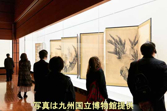 生誕270年長沢芦雪－若冲、応挙につづく天才画家in九州国立博物館展示会が2月6日より始まりました